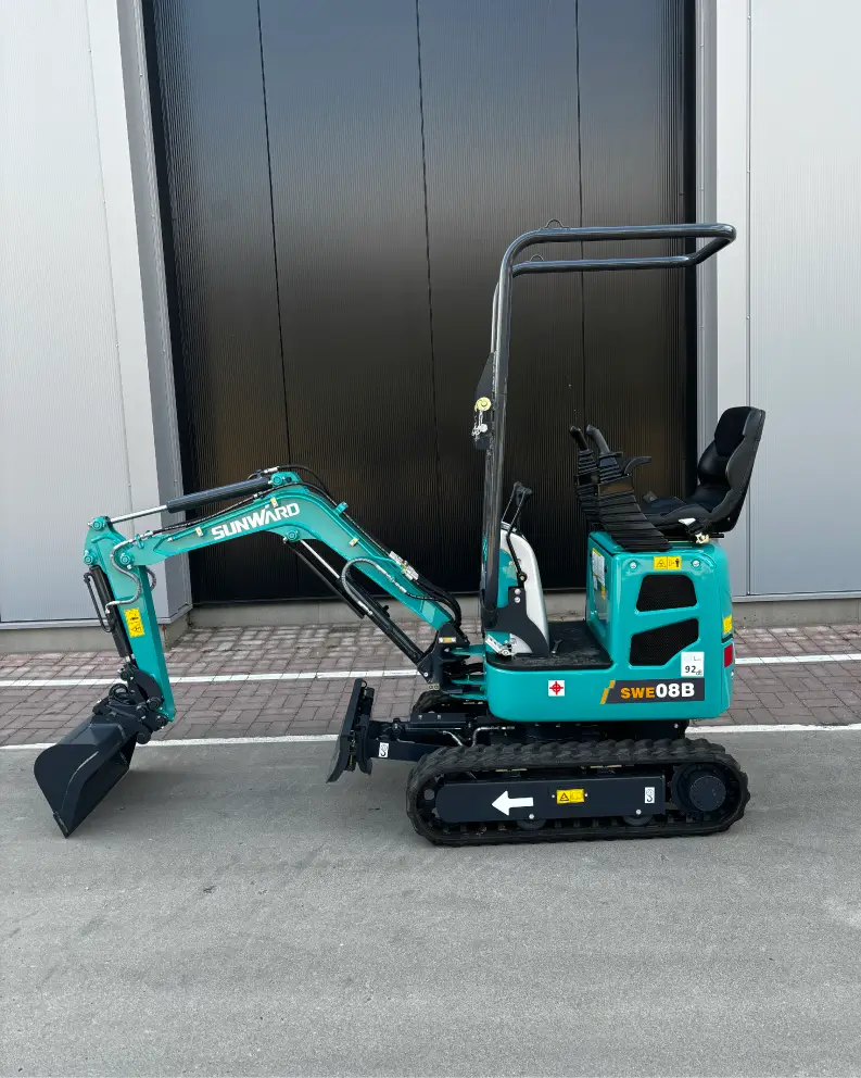 1 tons graafmachine te huur bij vreetech verhuur